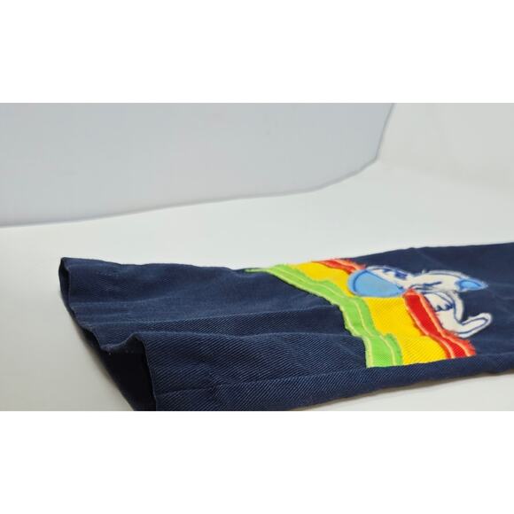 Vintage Peanuts Snoopy Navy Bell Bottoms 18 Months 1970s Patch 17" L 16" W 9" I - Picture 7 of 9